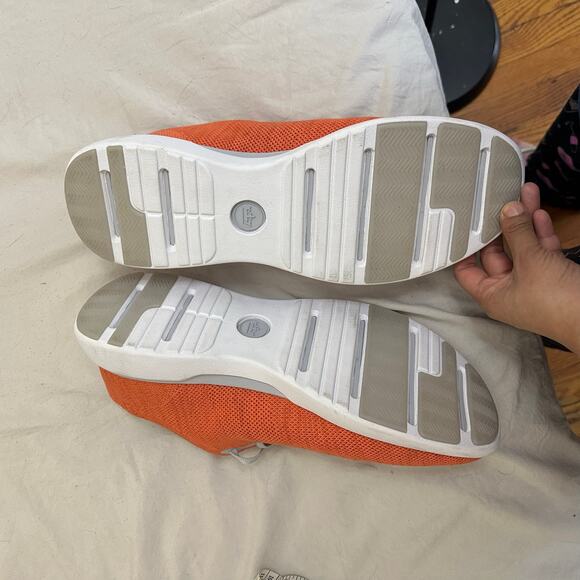 Peter Millar Glide V3 Sneaker Men’s Size 13.5 Sahar Orange MS23EF06 Knit Upper‎ - Picture 12 of 14